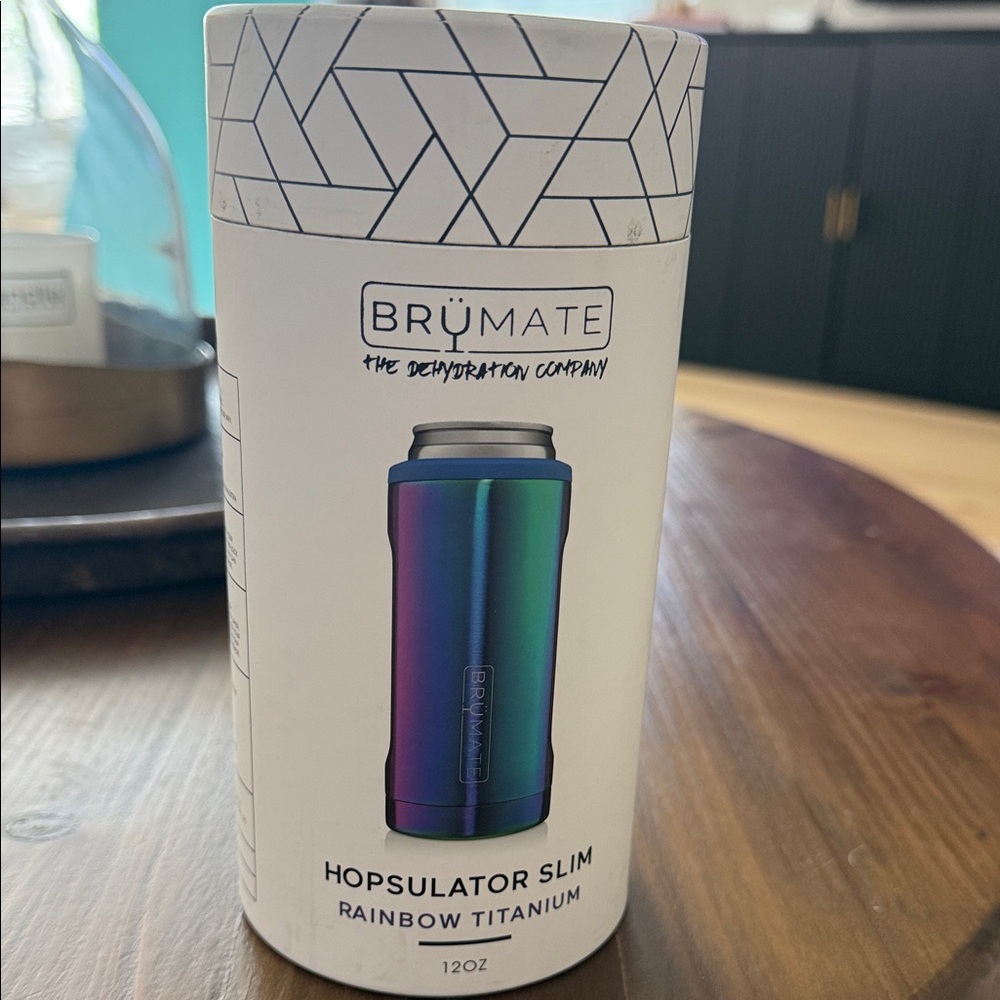 BrüMate Hopsulator Slim - Rainbow Titanium 12oz- discontinued color